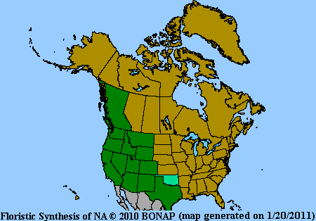 Ipomopsis Range Map